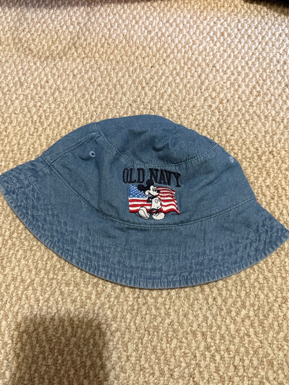Old Navy Women’s Denim Mickey Mouse Embroidered Bucket Hat